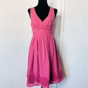 MAURICES -  Pomegranate 100% Cotton V-neck sundress